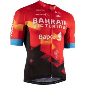Maglia 2021 Team Bahrain Victorious N001 Manica Corta